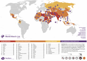 Open Doors представила список стран, где христиане испытывают наибольшие преследования